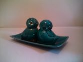 Corujas em ceramica